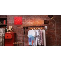 Dizajnové nástenné hodiny Future Time FT1010RD Square red 40cm Dizajnové nástenné hodiny Future Time FT1010RD Square red 40cm